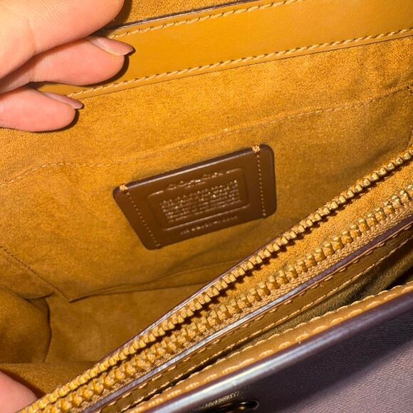 Coach Pink Top Handle Crossbody Bag - Picture 6 of 6